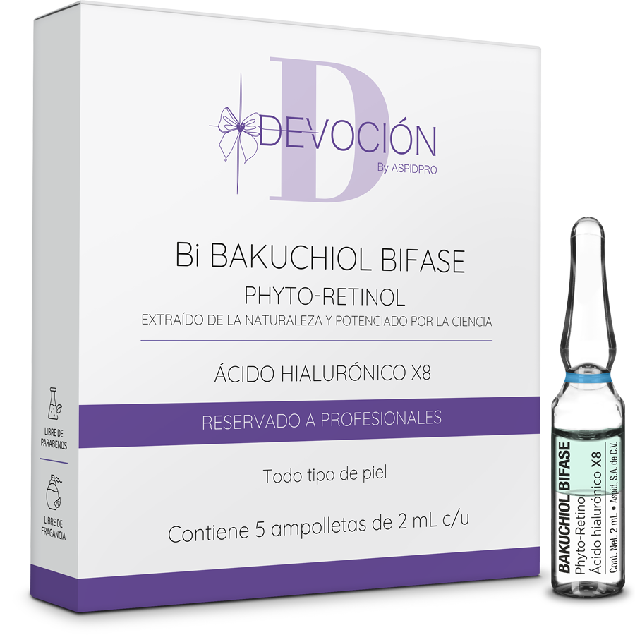 Bi Bakuchiol Bifase Phyto Retinol 5 ampolletas de 2ml