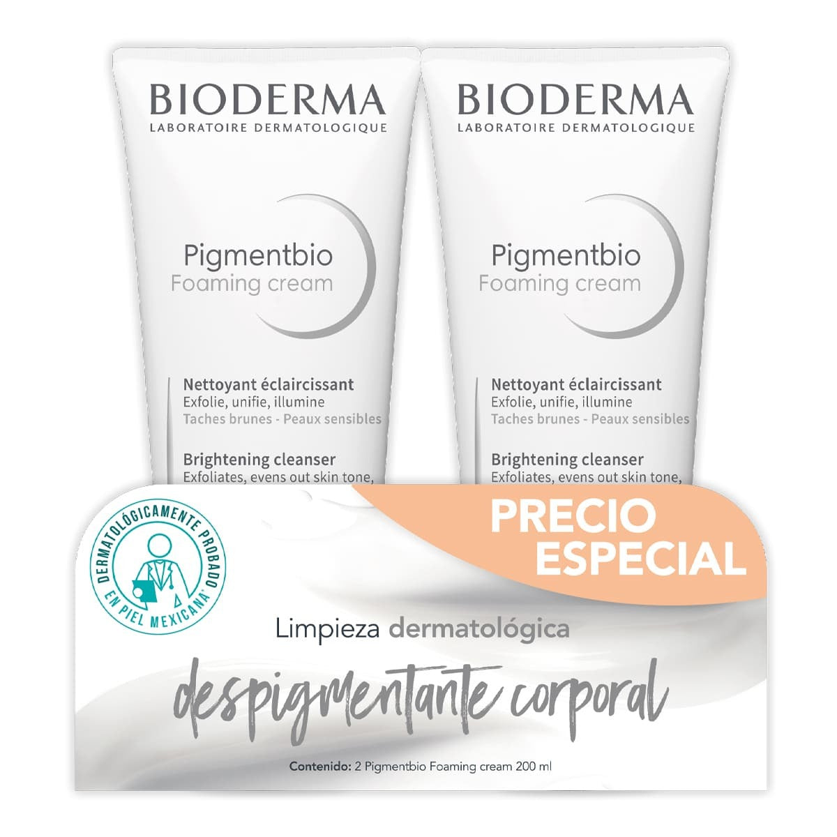 BiPack Pigmentbio Foaming Cream 200ml