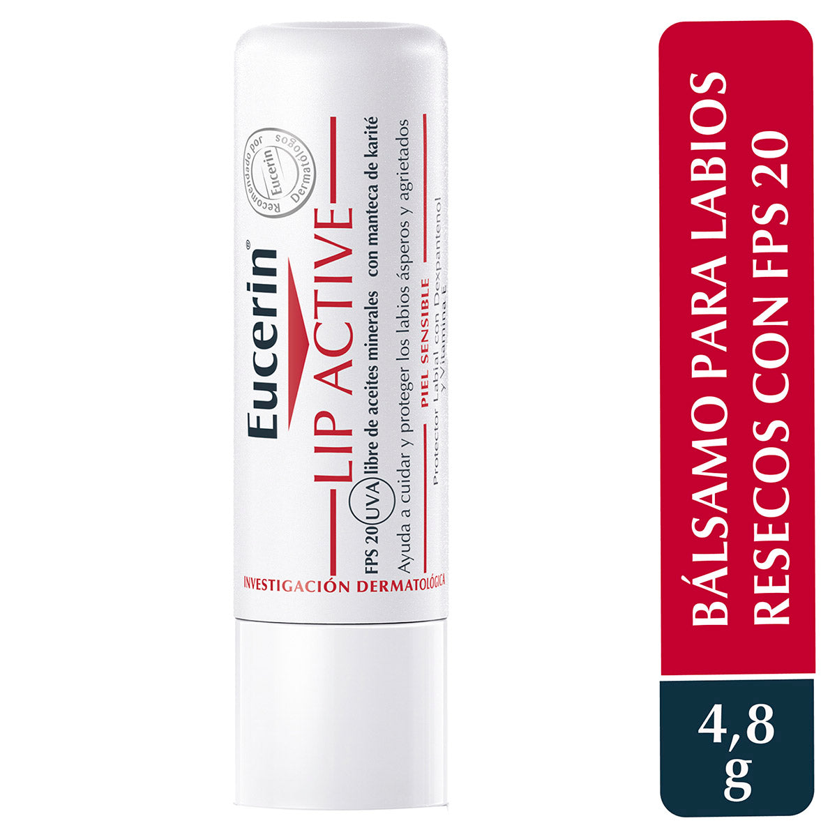 Protector Labial Eucerin Stick FPS20 4.8g