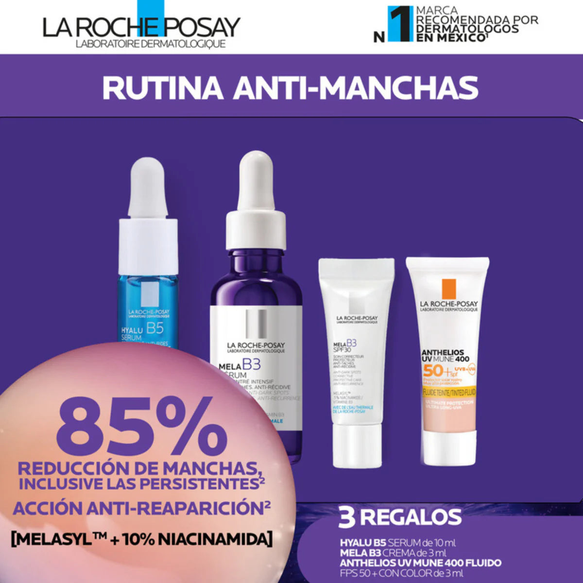 Kit Mela B3 - Rutina Anti-Manchas 4pzas