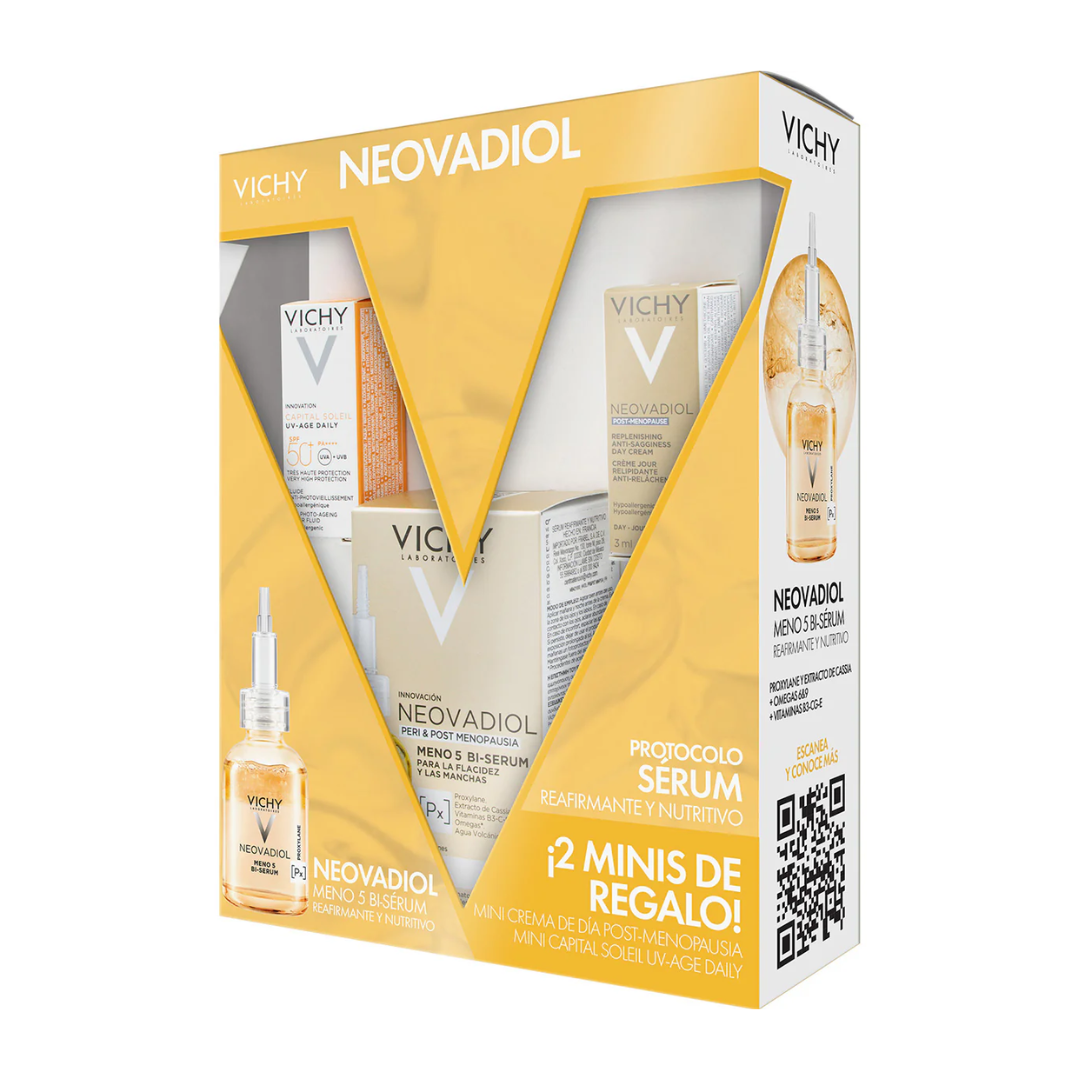 Kit Peri & Post Menopausia 30ml +Crema Neovadiol de dia 3ml +Capital Soleil FPS 50+ 3ml