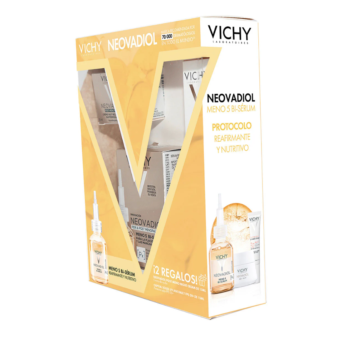 Kit Neovadiol Meno 5 Bi-Serum 30ml+ UV Age SPF 50 15ml + Neovadiol Night Cream 15ml